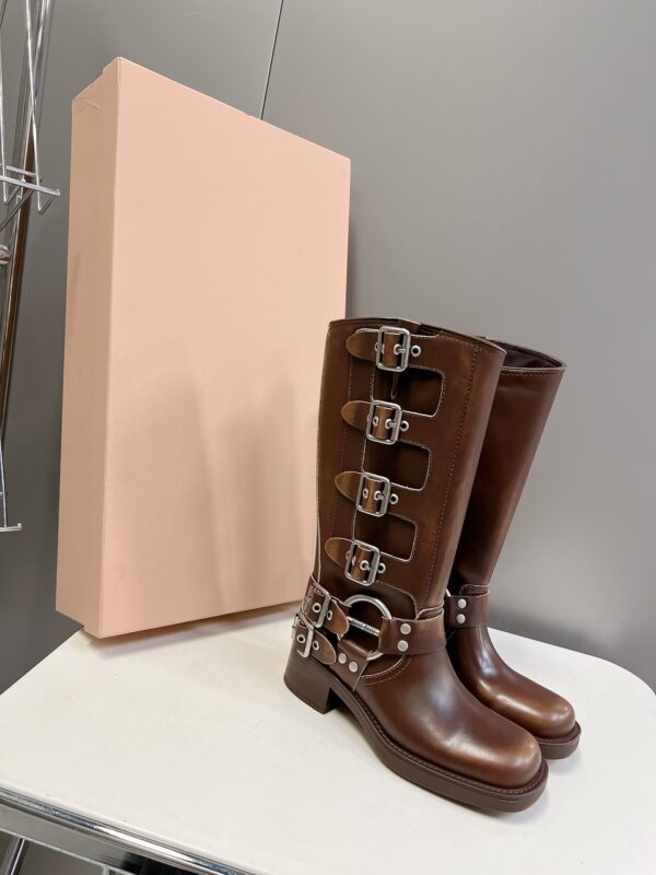 Miu Miu - Leather Boots