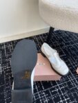 Miu Miu - Brushed Leather T-Strap Brogue Shoes