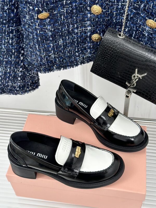 Miu Miu - Brushed Leather Loafers