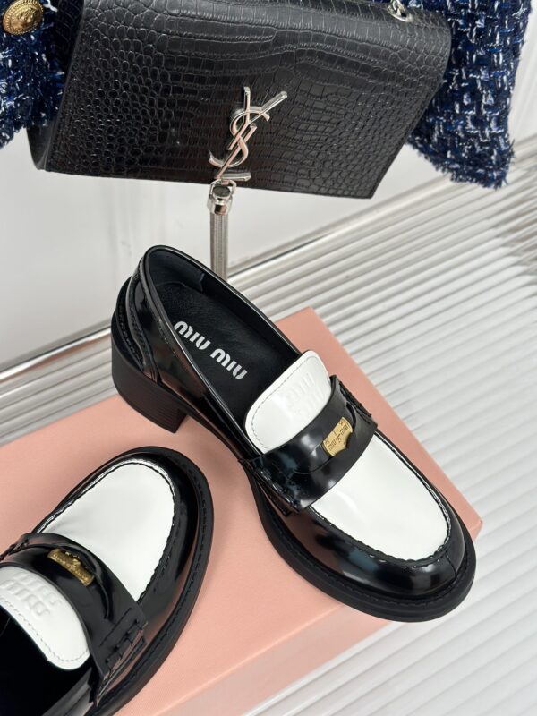Miu Miu - Brushed Leather Loafers