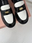 Miu Miu - Brushed Leather Loafers