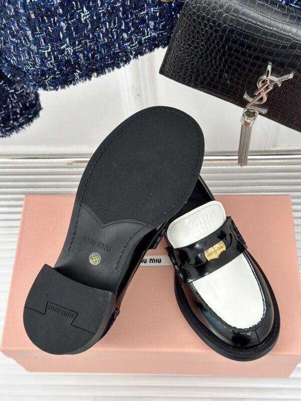 Miu Miu - Brushed Leather Loafers