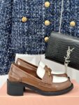 Miu Miu - Brushed Leather Loafers