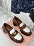 Miu Miu - Brushed Leather Loafers