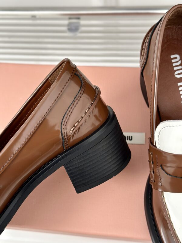 Miu Miu - Brushed Leather Loafers