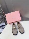 Miu Miu - Faded Suede Loafers