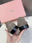 Miu Miu - Faded Suede Loafers