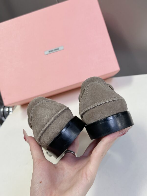Miu Miu - Faded Suede Loafers