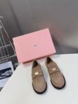 Miu Miu - Faded Suede Loafers