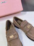 Miu Miu - Faded Suede Loafers