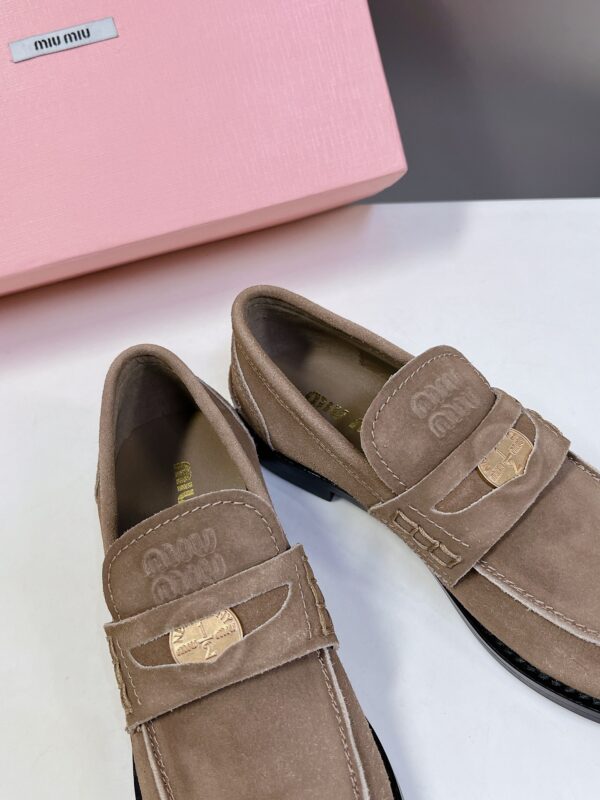 Miu Miu - Faded Suede Loafers