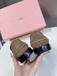 Miu Miu - Faded Suede Loafers