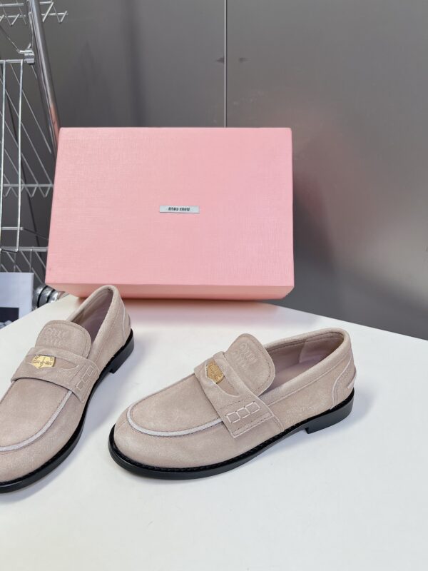 Miu Miu - Faded Suede Loafers