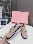 Miu Miu - Faded Suede Loafers