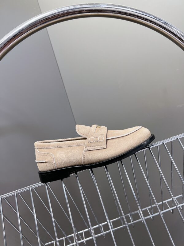 Miu Miu - Faded Suede Loafers