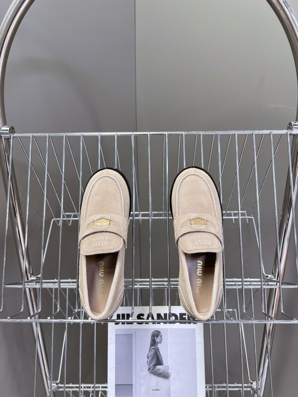 Miu Miu - Faded Suede Loafers