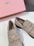 Miu Miu - Faded Suede Loafers