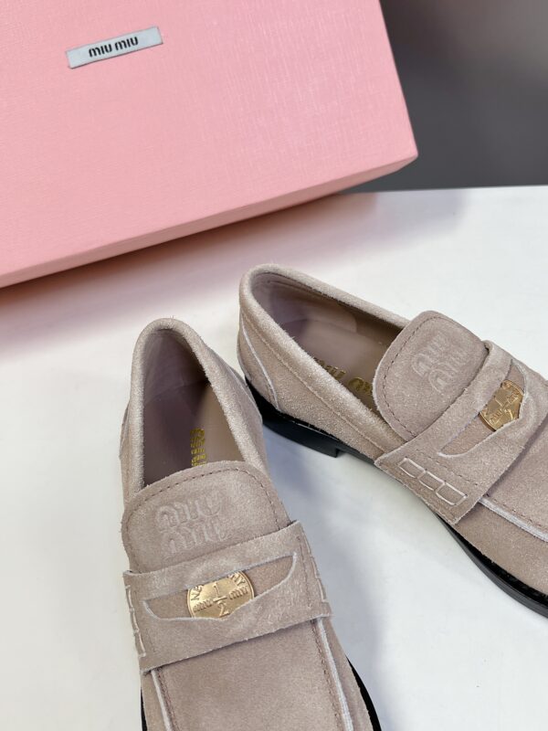 Miu Miu - Faded Suede Loafers