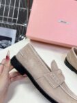 Miu Miu - Faded Suede Loafers