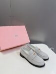 Miu Miu - Faded Suede Loafers