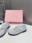 Miu Miu - Faded Suede Loafers