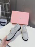 Miu Miu - Faded Suede Loafers