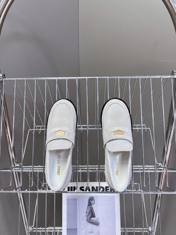 Miu Miu - Faded Suede Loafers