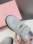 Miu Miu - Faded Suede Loafers