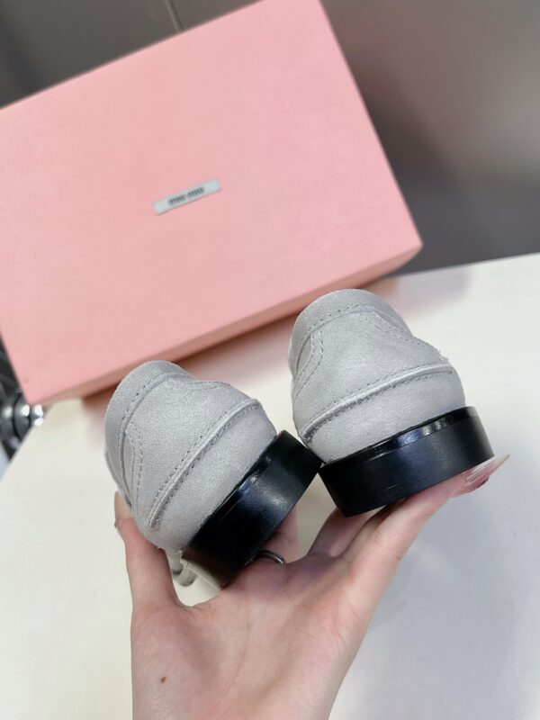 Miu Miu - Faded Suede Loafers
