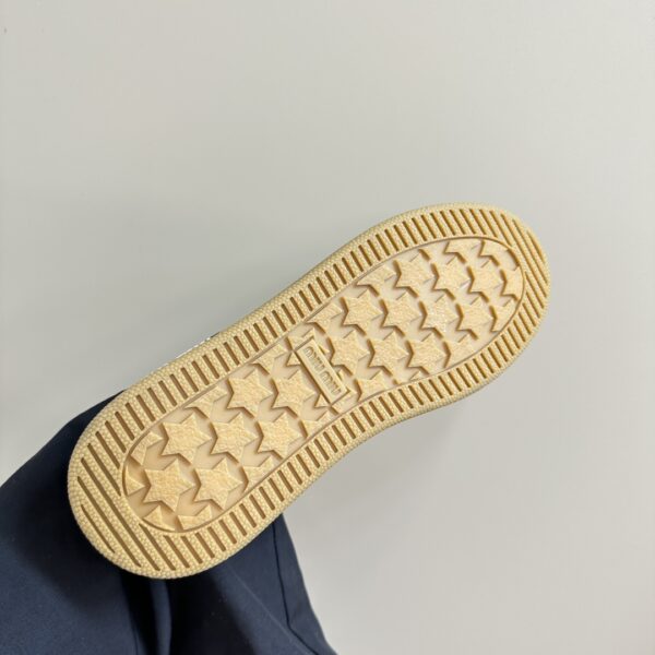Miu Miu - Bleached Leather Sneakers