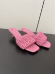 Miu Miu - Matelassé Nappa Leather Slides