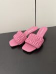 Miu Miu - Matelassé Nappa Leather Slides