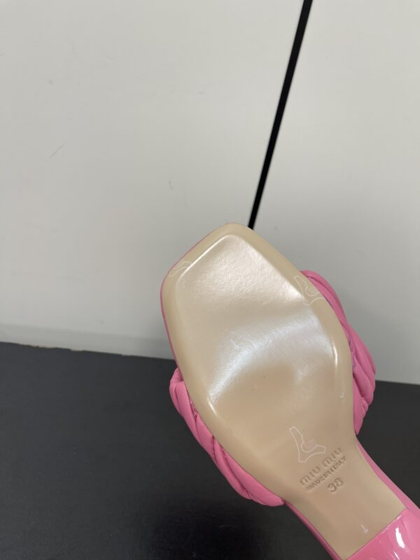 Miu Miu - Matelassé Nappa Leather Slides