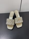Miu Miu - Matelassé Nappa Leather Slides