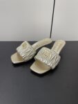 Miu Miu - Matelassé Nappa Leather Slides
