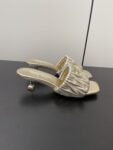 Miu Miu - Matelassé Nappa Leather Slides