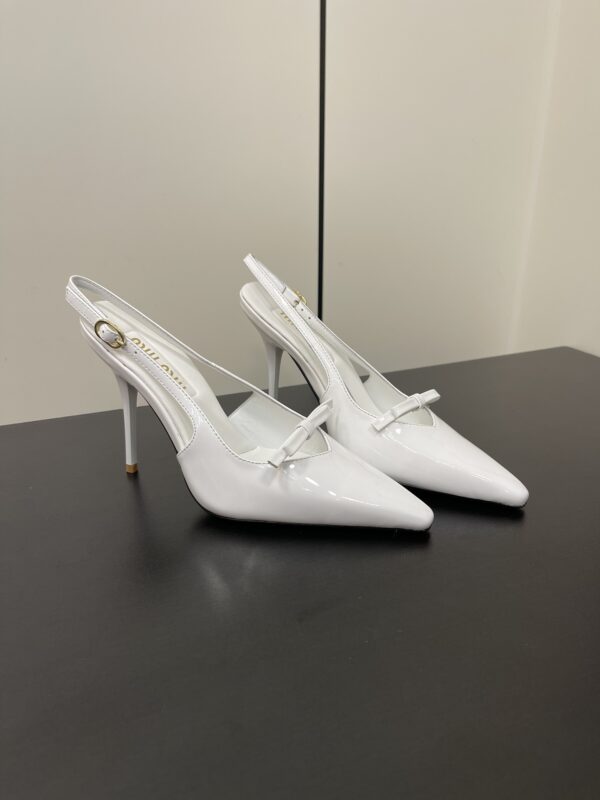 Miu Miu - Bow-Embellished Sligback Pumps
