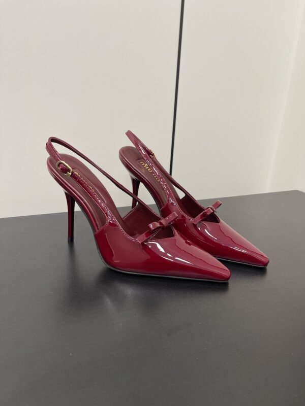 Miu Miu - Bow-Embellished Sligback Pumps