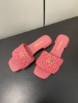 Miu Miu - Matelassé Nappa Leather Slides