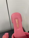 Miu Miu - Matelassé Nappa Leather Slides