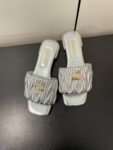 Miu Miu - Matelassé Nappa Leather Slides