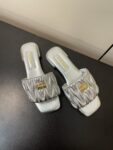 Miu Miu - Matelassé Nappa Leather Slides