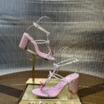 Rene Caovilla - Caterina Peach Sandal