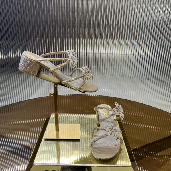 Rene Caovilla - Floriane Slider Sandal With Flowers 40