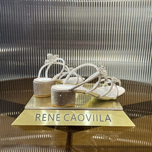 Rene Caovilla - Floriane Slider Sandal With Flowers 40