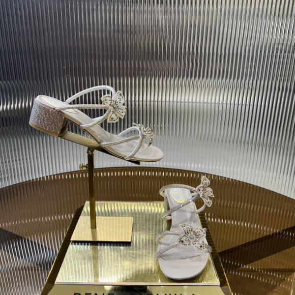 Rene Caovilla - Floriane Slider Sandal With Flowers 40