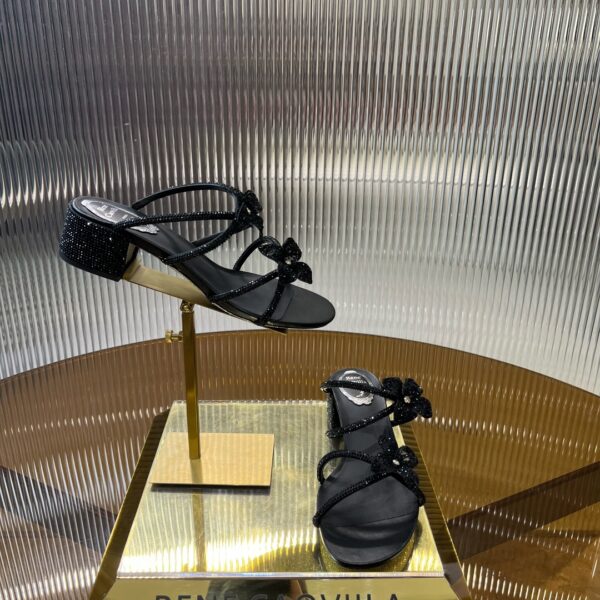 Rene Caovilla - Floriane Slider Sandal With Flowers 40