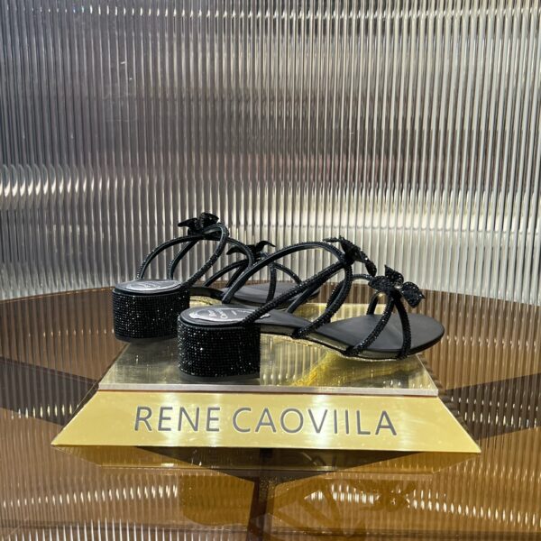 Rene Caovilla - Floriane Slider Sandal With Flowers 40