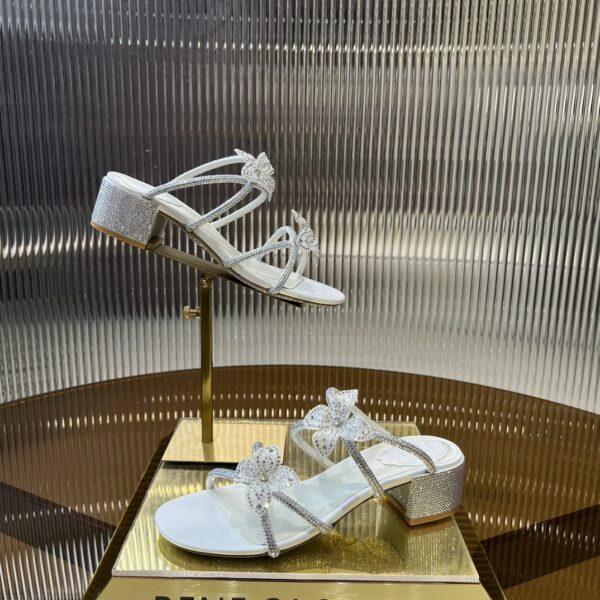 Rene Caovilla - Floriane Slider Sandal With Flowers 40