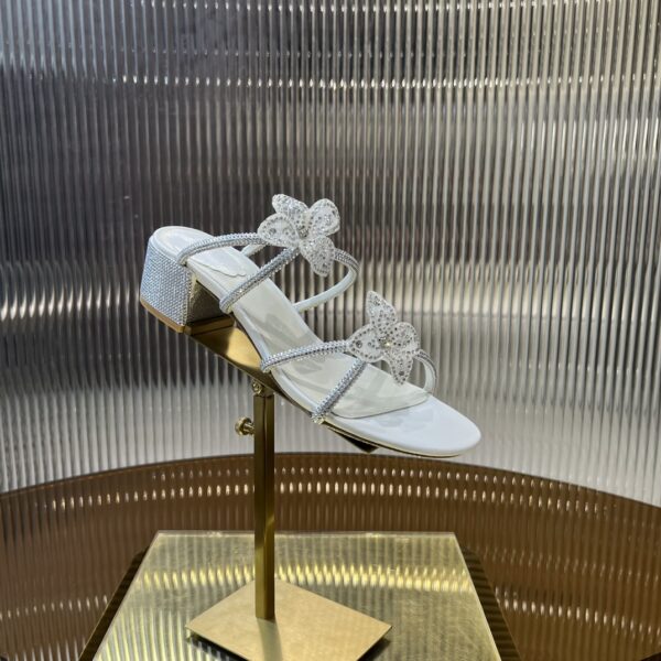 Rene Caovilla - Floriane Slider Sandal With Flowers 40